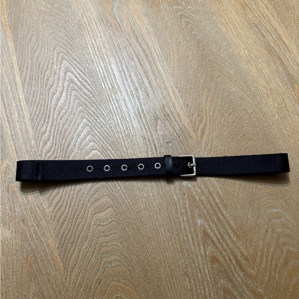 32”fabric black belt
